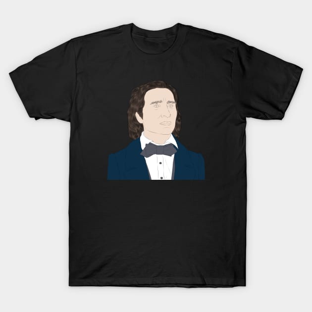 Franz Liszt - Portrait T-Shirt by LiLian-Kaff